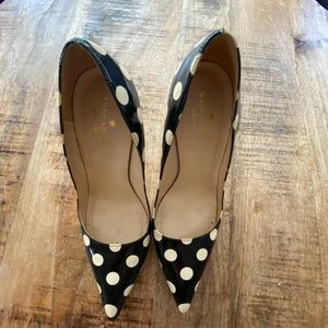 Kate Spade Polka Dot Patent Leather Heels